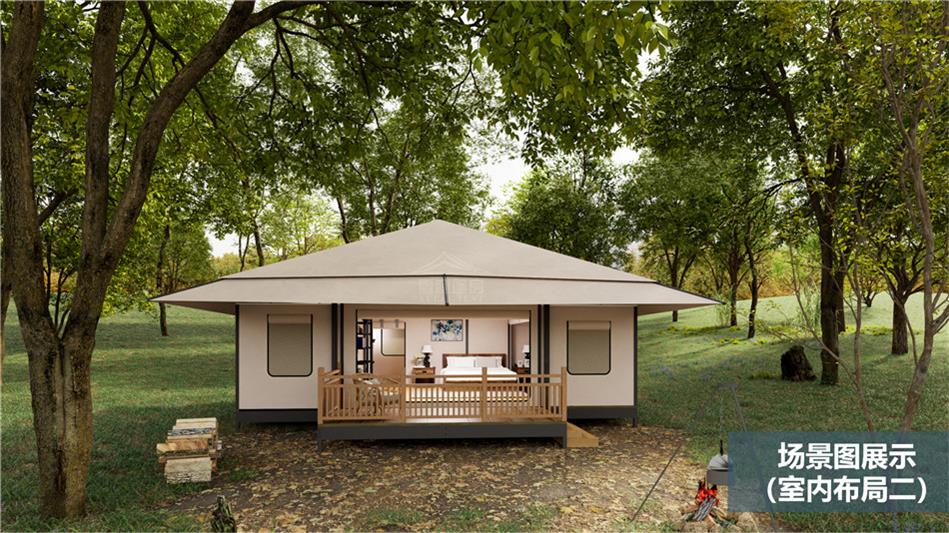 比如县户外酒店帐篷